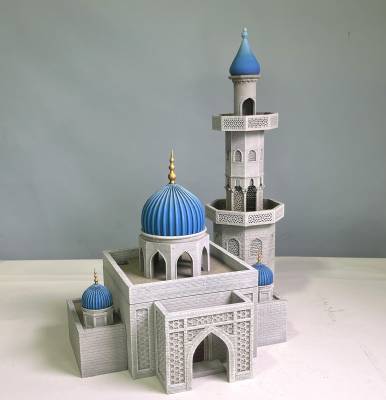Mosque & Minaret combo (unpainted)